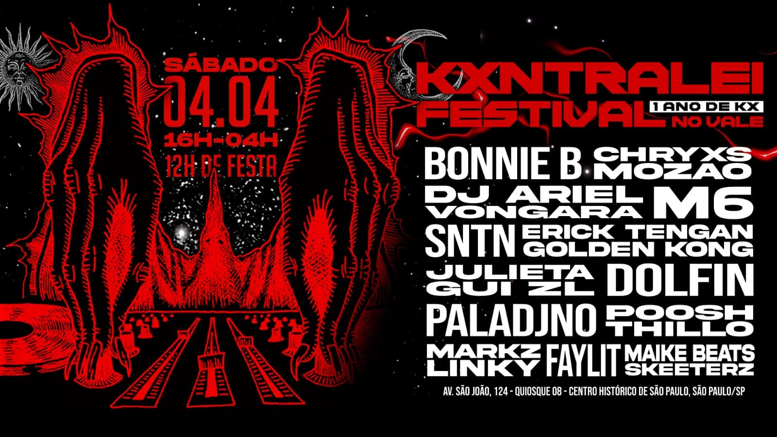 Kxntralei Festival - 1 Ano | No Vale Do Anhangabaú