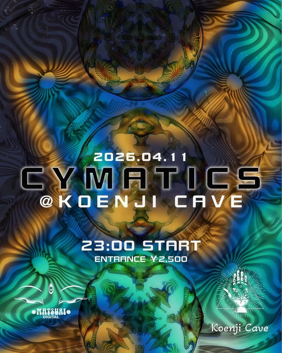CYMATICS Vol.2 - Organized by TSUYOSHISUZUKI&HANA -