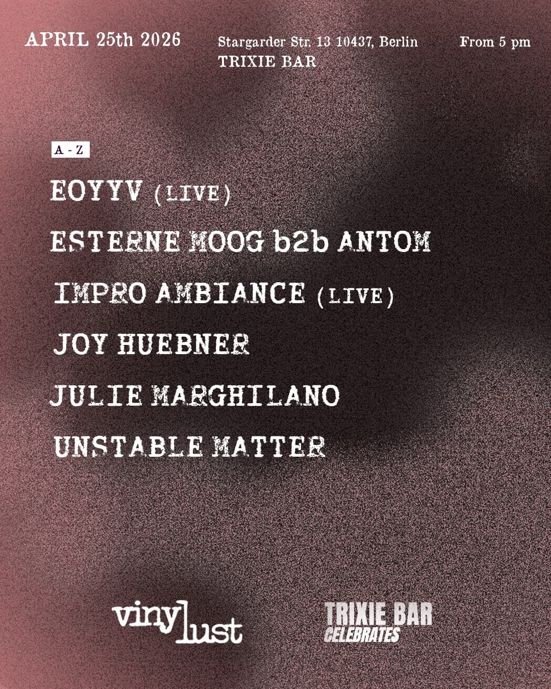 Vinyl Lust X Trixie Bar