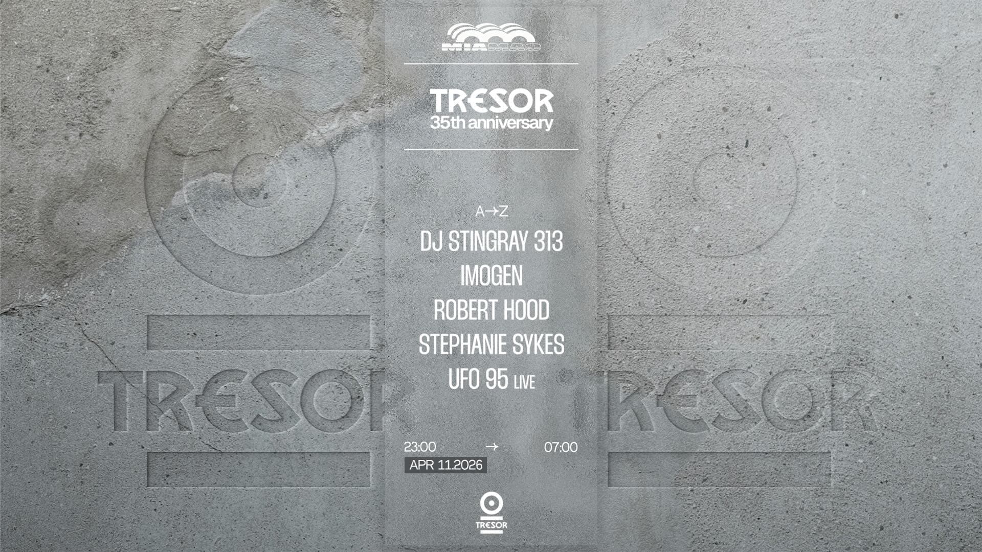 TRESOR - 35 YEARS ANNIVERSARY