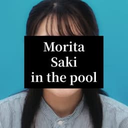 MoritaSaki in the pool